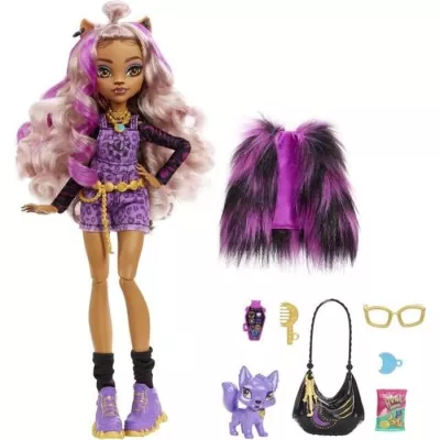 Monster High - Clawdeen Wolf with Pet - Doll - Ages 4 and Up - MONSTER