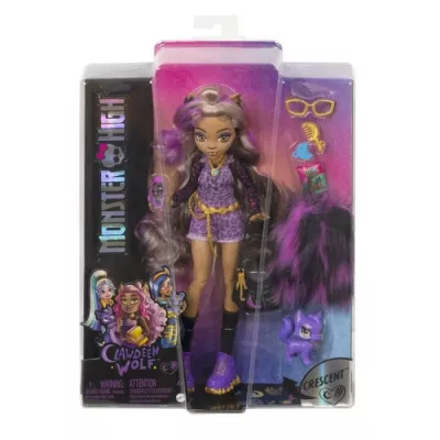 Monster High - Clawdeen Wolf with Pet - Doll - Ages 4 and Up - MONSTER