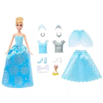 CINDERELLA ROYAL SURPRISES - MATTEL - HMK53 - DISNEY FASHION DOLL