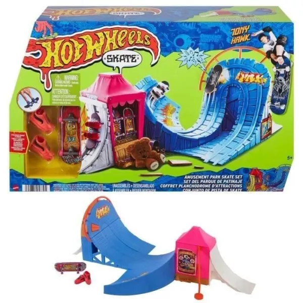 SKATEPARK ATTRACTIONS BOX - HOT WHEELS - HGT95 - HOT WHEELS VEHICLES