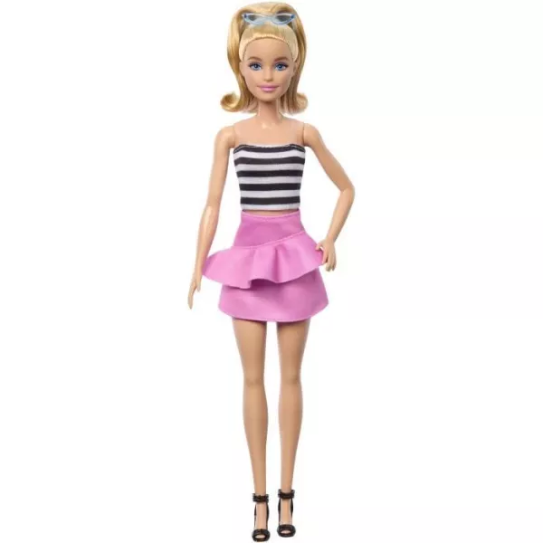 Barbie-Barbie Fashionistas-Poupée blonde 65eme anniversaire HRH11