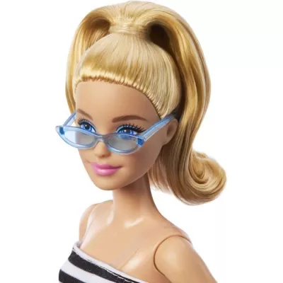 Barbie-Barbie Fashionistas-Poupée blonde 65eme anniversaire HRH11