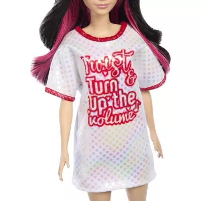 Barbie-Barbie Fashionistas-Poupée cheveux noirs 65eme anniversaire H