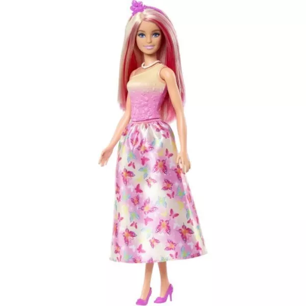 Barbie-Poupées Sirenes avec cheveux et nageoire colorés et serre-tete HRR08