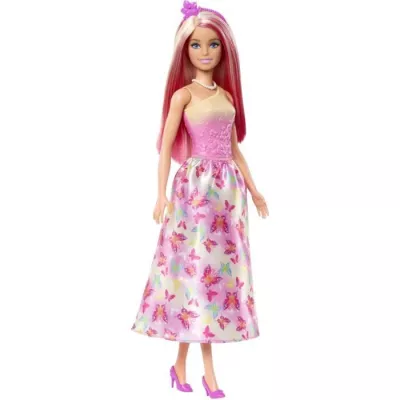 Barbie-Poupées Sirenes avec cheveux et nageoire colorés et serre-tet