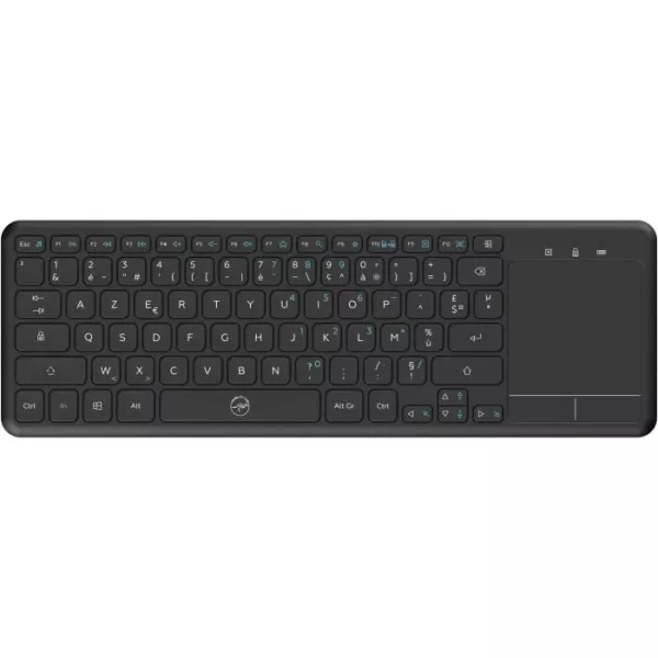 Clavier sans fil pour smart Tv - MOBILITY - Noir - Azerty