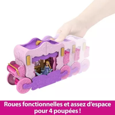 Caleche et Château - Mattel Disney Princesses Coffret avec poupée Au