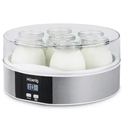 Make Delicious Yogurt at Home with 7-Pot Yogurt Maker!