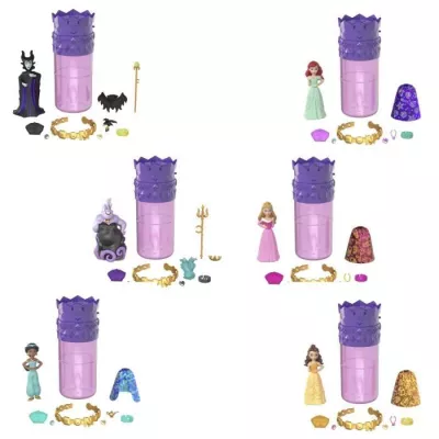 Princesses Disney-Mini-Poupées Royauté Color Reveal-Assortment HXH1