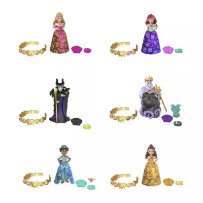 Princesses Disney-Mini-Poupées Royauté Color Reveal-Assortment HXH1