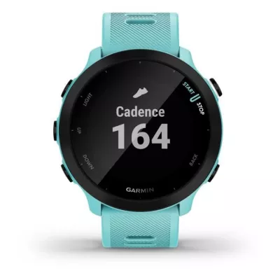 Montre connectée sport - GARMIN - Forerunner 55 - Aqua (Vert d'eau)