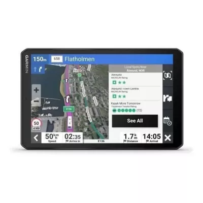 GPS GARMIN Camper 895 - Écran 8 - Itinéraires personnalisés - Alert