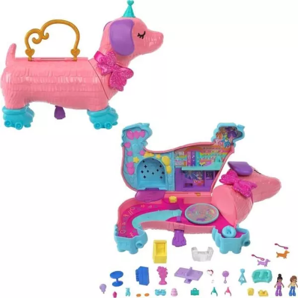 Polly Pocket-La Fete Du Chiot-Coffret avec figurines HYD98