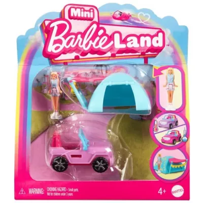 Barbie-Double and vehicle Mini BarbieLand-Assortment HYF38