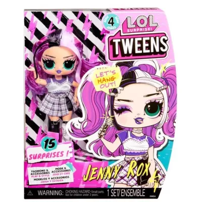 LOL Surprise Tweens S4 Doll - Jenny Rox doll 17cm - Surprise accessori