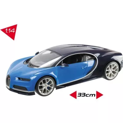 Véhicule radiocommandé Bugatti Chiron 1:14eme avec effets lumineux -