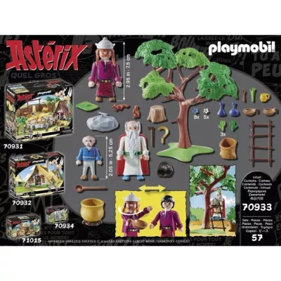 PLAYMOBIL - 70933 - Asterix: Getafix and Magic Potion Cauldron