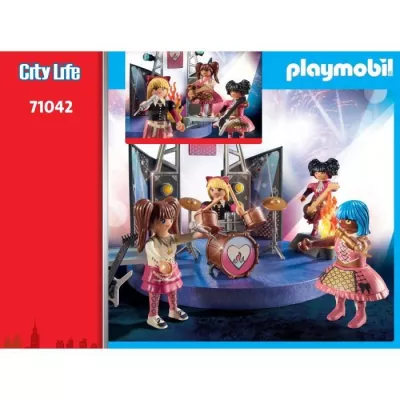 Playmobil - 71042 - City Life The School - Rock group - Promo Pack Mus