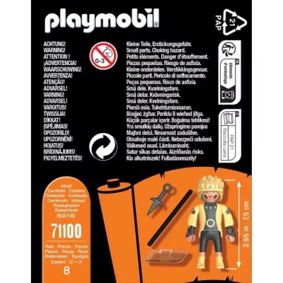 PLAYMOBIL - Naruto Shippuden - Naruto Rikudou Sennin Mode - Figurine d