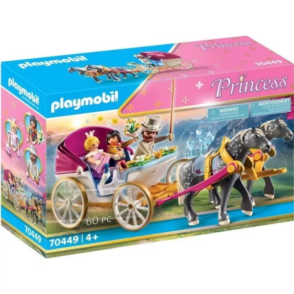 PLAYMOBIL - 70449 - Horse-drawn carriage and royal couple