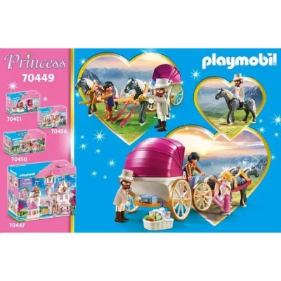 PLAYMOBIL - 70449 - Horse-drawn carriage and royal couple