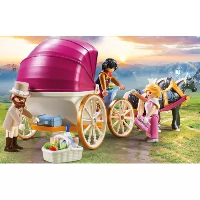 PLAYMOBIL - 70449 - Horse-drawn carriage and royal couple