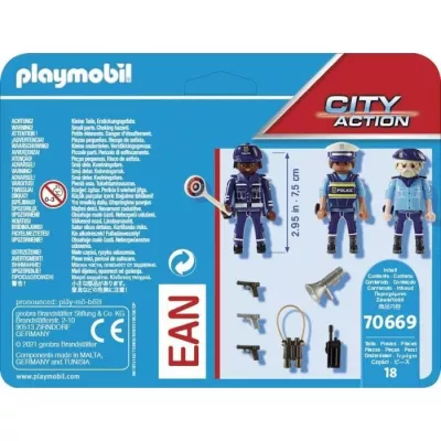 PLAYMOBIL - 70669 - Police Police Team