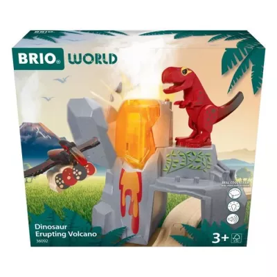 Brio Volcan en Eruption Dinosaure - Accessoire pour Circuit de Train e