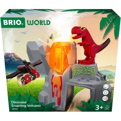 Brio Volcan en Eruption Dinosaure - Accessoire pour Circuit de Train e