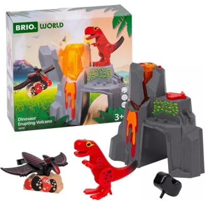 Brio Volcan en Eruption Dinosaure - Accessoire pour Circuit de Train e