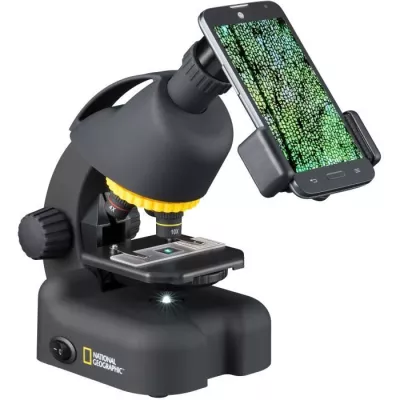 Microscope enfant National Geographic - 40-640x - Adaptateur Smartphone