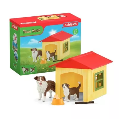 Figurine Niche pour Chien , pour enfants des 3 ans, coffret, 18,8 x 8,