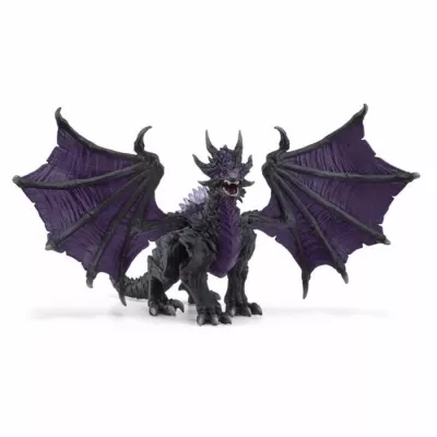 Figurine Dragon des Ténebres - Dragon Jouet Ultra-réaliste et Durabl