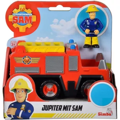 Mini véhicule Sam le Pompier - SILVERTORN - Camion Jupiter - Figurine