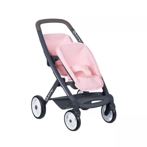 Smoby - Maxi Cosi - Pousette jumeaux - Poupée 42 cm Maximum - Rose - Des 3ans