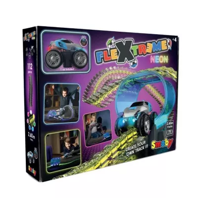 Coffret FleXtreme Neon - Voiture exclusive incluse - Compatible avec t