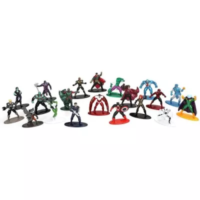 Figurines Marvel Coffret 20 pieces en métal - Jada