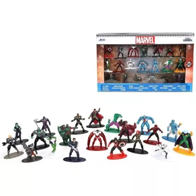 Figurines Marvel Coffret 20 pieces en métal - Jada