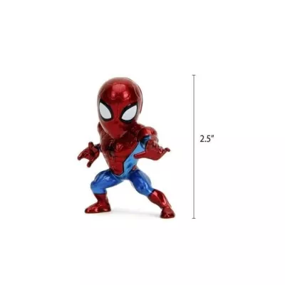 Jada - Figurine Marvel - Set 4 pieces Spiderman - Métal - 6cm - Des 8