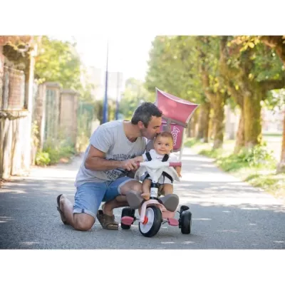 Baby Balade Plus Pink Tricycle - SMOBY