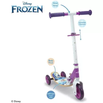 Frozen 3r foldable wooden scooter