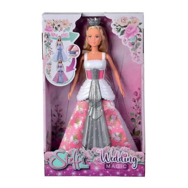 Poupée Princesse Magique 29cm - STEFFI LOVE - Robe qui change de couleur