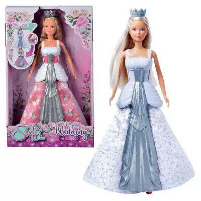 Poupée Princesse Magique 29cm - STEFFI LOVE - Robe qui change de coul