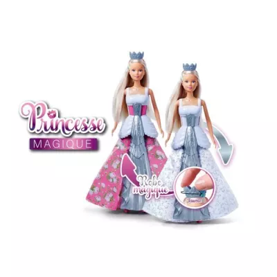 Poupée Princesse Magique 29cm - STEFFI LOVE - Robe qui change de coul