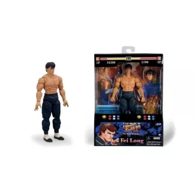 Figurine Articulée Street Fighters Fei-Long 15cm - Jada