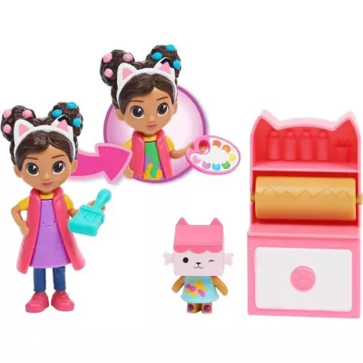 Gabby and the Magic House - Art Studio - Pack 2 Figurines and accessor