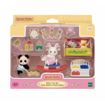 Figurines miniatures - SYLVANIAN FAMILIES - Le coffre a jouets des bé