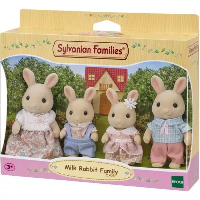 Miniature figurines - SYLVANIAN FAMILIES - 5706 - The Creme Rabbit fam