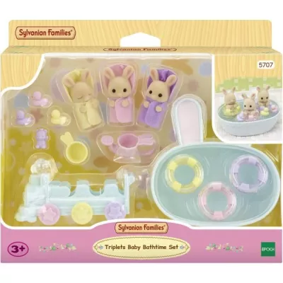 Figurines miniatures - SYLVANIAN FAMILIES - 5707 - Les triplés Lapin