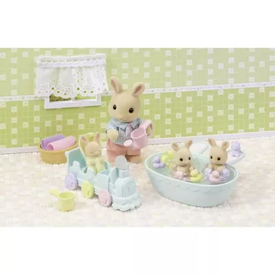 Figurines miniatures - SYLVANIAN FAMILIES - 5707 - Les triplés Lapin